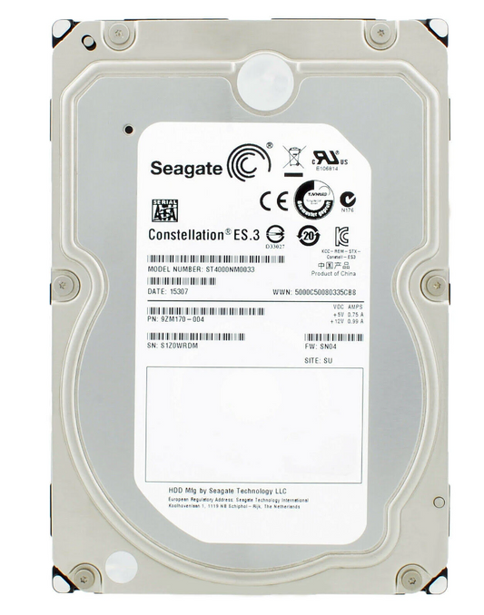 Seagate Constellation 4TB 7.2K SATA 3.5inch 6Gbps HDD