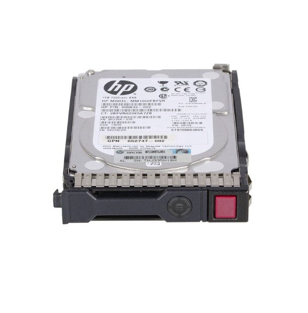HP 1TB 7.2K 6GBPS SAS SC MDL SFF HDD - 652749-B21
